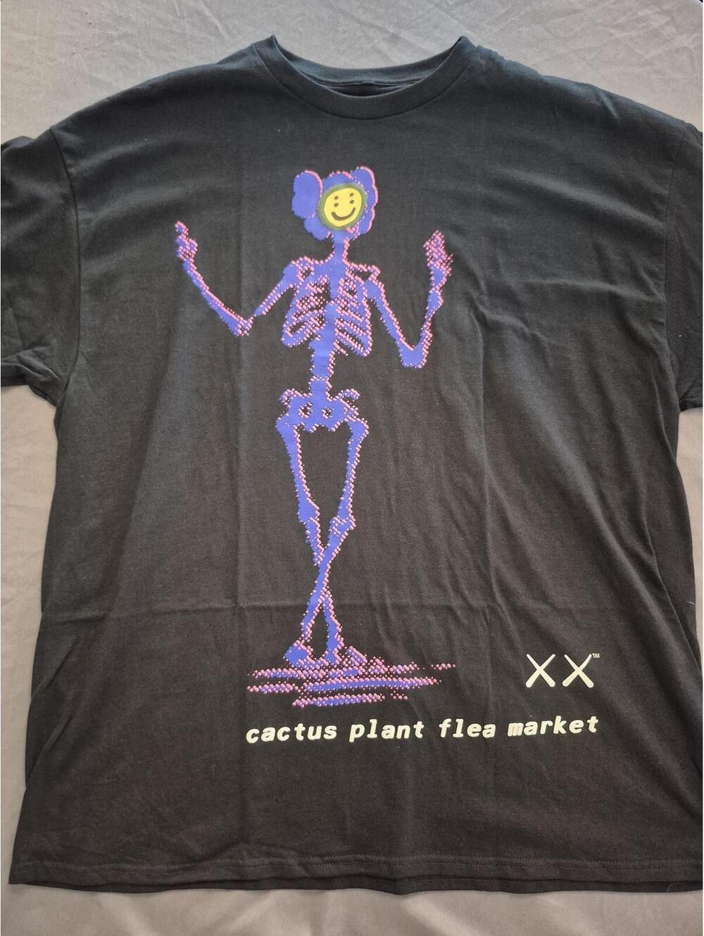 Cactus Plant Flea Market X Kaws Black Size 2XL